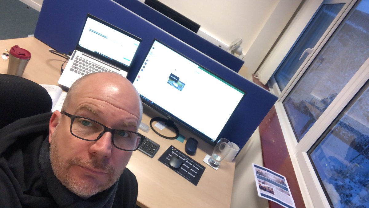 Made it in to work for a few hours today.