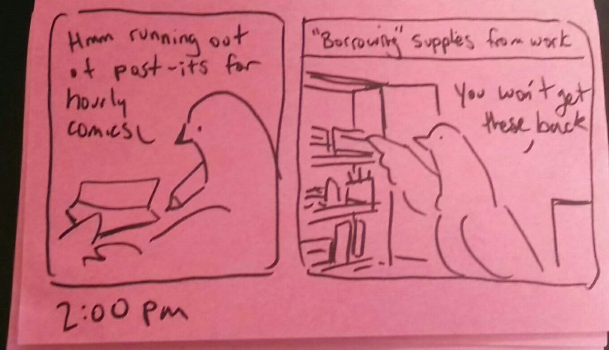 2:00pm #hourlycomicday 