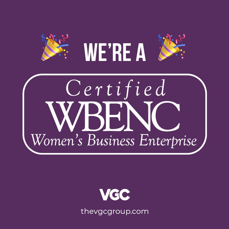 thevgcgroup's tweet photo. We are happy to announce that we are finally recognized and certified as a Women’s Business Enterprise by the National Council. 

We are extremely exciting because the vision and impact of #thevgcgroup this company is led by two strong women, @naomijordancook and @wedacruz. https://t.co/mAEwRT4k1S