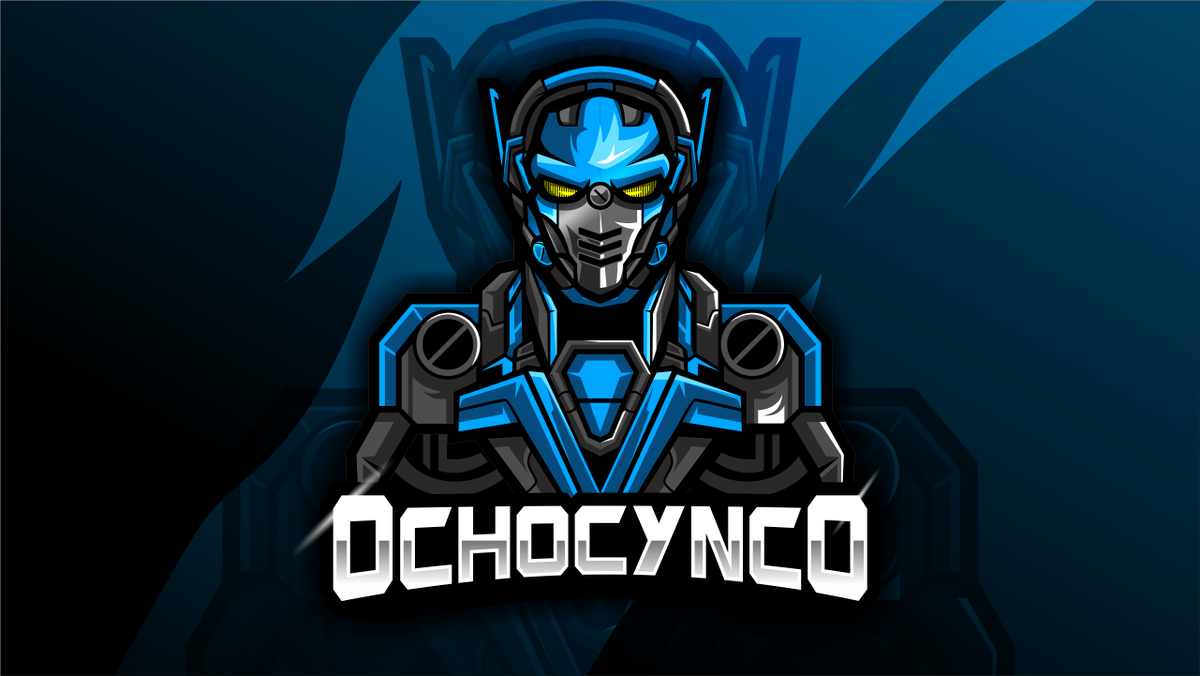 OchoCynco's tweet photo. The NEW logo is finally here!! Still need to work on other things before I go back to streaming again. #twitch #twitchstreamer #newlogo #SmallStreamersMatter #SmallStreamersCommunity https://t.co/KJVlxI0Cws