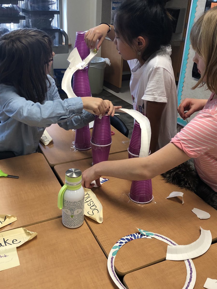Mrs_Moore4's tweet photo. Can you construct a roller coaster that will carry a marble from the top to the bottom? #ScienceDay #STEAMDay #100thDayofSchool #100DaysOfSchool @ElsaEngRRISD https://t.co/PDE5HZfiP0