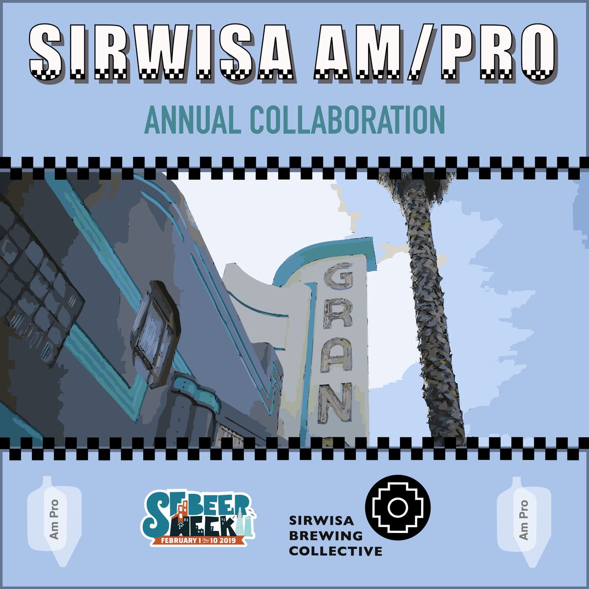 Commertive glass and unlimited tastings of over 30 one off beers to try at this year's Sirwisa Am Pro Live music by Soulska
…-pro-hops4housing-2019.eventbrite.com