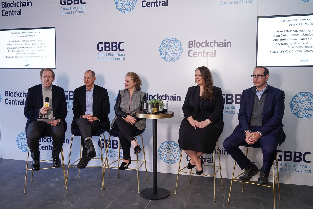 GBBC_io's tweet photo. Govts. &amp; legal experts are grappling w/changes to existing regulatory frameworks &amp; developing new paradigms to guide the evolution of #blockchain 
Our expert panel explores the status quo of blockchain regulation &amp; the future of the legal landscape #BlockchainCentral #GBBCDavos19 https://t.co/xfPYeKnDnD