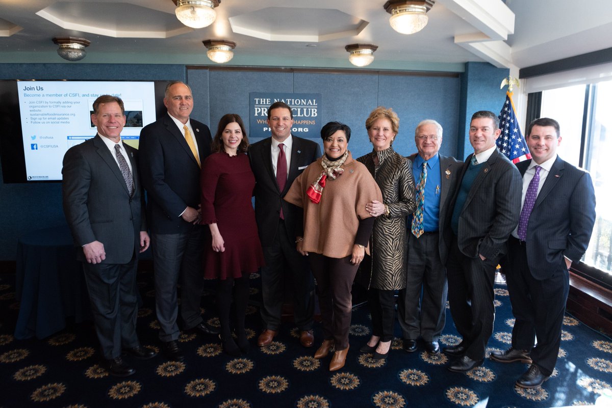MHechtGNO's tweet photo. Great press conference at @PressClubDC.  The #NFIP gang is back together, and we are ready to fix flood insurance for Louisiana, and the Nation. @CSFIUSA @joinrobby @StBGov @MikeYenni @PatBrister https://t.co/EzxetLEzZy