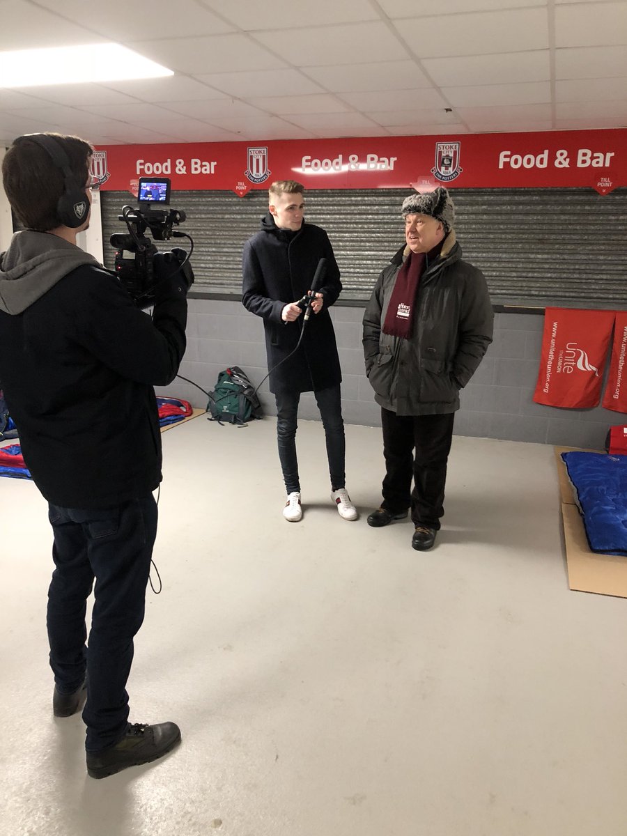 michelleblunt's tweet photo. @HISC_Stoke we are keeping warm being looked after by the RAF @stokecity #BigSleepOut https://t.co/8TdpEflsMB