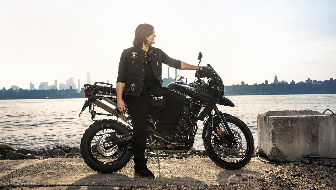 Get ready. #RideWithNorman Season 3 premieres Feb 10 on AMC. We'll be watching.

<a href="/wwwbigbaldhead/">norman reedus</a>  <a href="/rideamc/">Ride with Norman</a>  #tiger800 #triumphmotorcycles #bigbaldhead