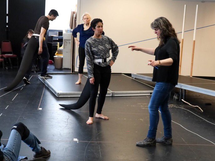 ACTSanFrancisco's tweet photo. Getting into character involves more than putting on a costume—hear from #ACTSeascape movement coach @DanyonDavis about putting on the physical life of a lizard: https://t.co/Kv2ofgHtUs https://t.co/waifcypMzu