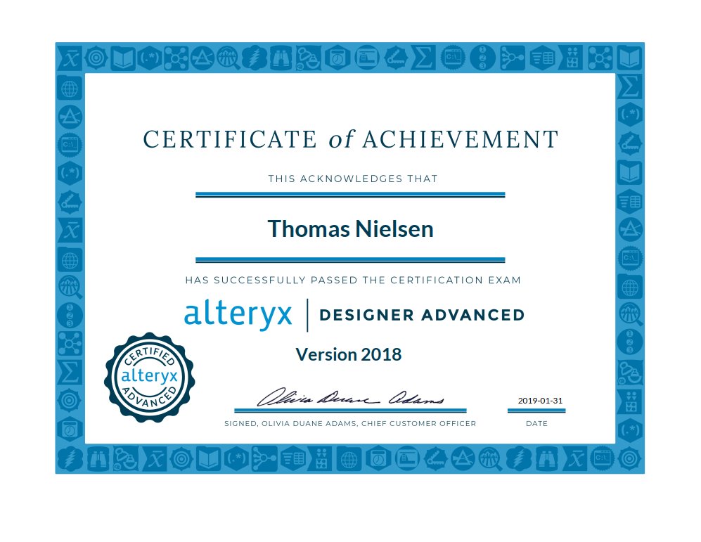 verakso's tweet image. I just passed the Alteryx Designer Advanced Exam! #alteryx #alteryxacademy #alteryxcertification #neverstoplearning