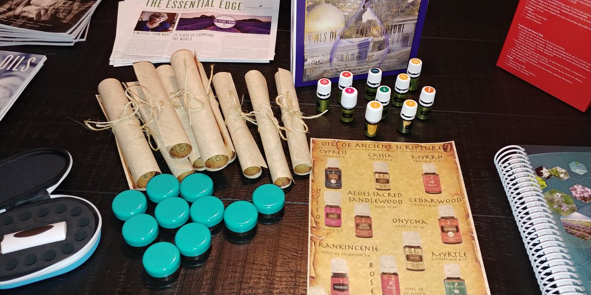 jmtroppello's tweet photo. At an "Oils of Ancient Scriptures" class...looking forward to learning more about the oils in the #Bible. #YoungLiving #Easentialoils https://t.co/U3P104CKDA