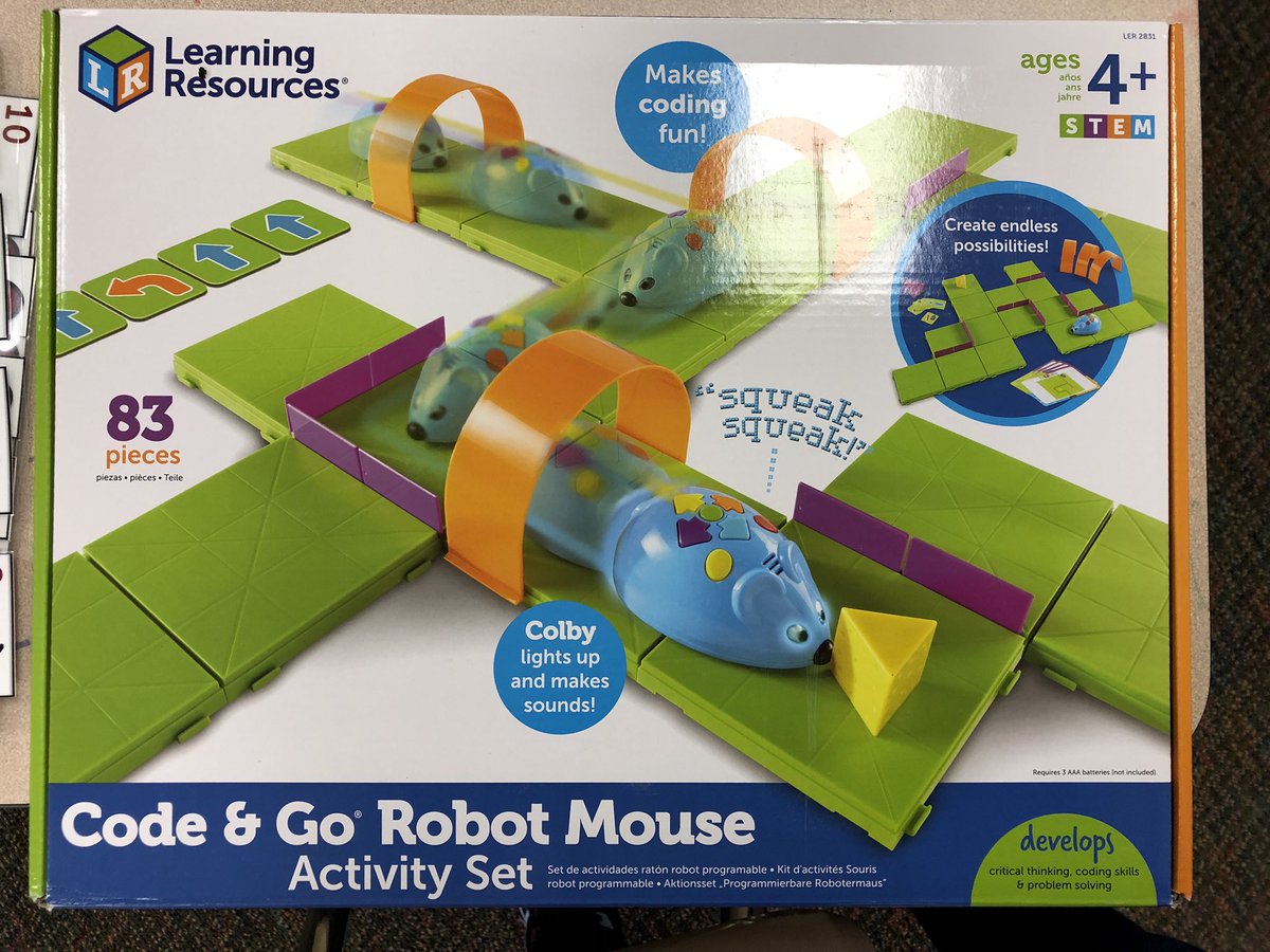 Iteachprek's tweet image. Look what was delivered to my room today!! Can’t wait to explore coding with my students.  Thank you EGES!! #prekSTEM @EastGarnerES @WakeOEL @WakeSmartStart