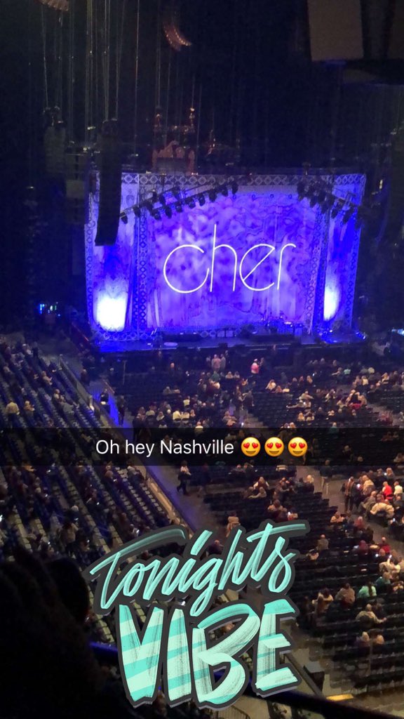 sammmmmygreen's tweet photo. I hardly ever tweet anymore, however I just want @cher to know she turned my crappy 2019 mood into a good one last night 😍 https://t.co/EYaDCjEuAN