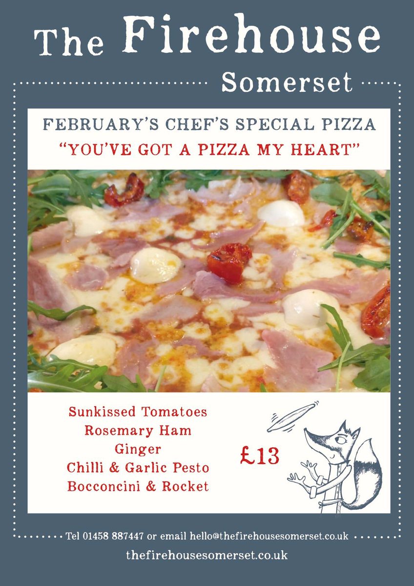 Our new pizza for February! #curryrivel #langport #somerset #pizza #february #chefsspecialpizza #pizzaspecial #instafood