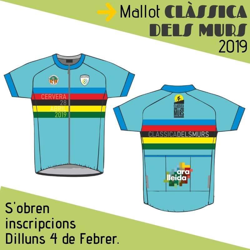 classicamurs's tweet photo. Ja tenim el mallot de la Clàssica 2019! Gràcies a tots per les votacions! 
#Clàssicamurs2019 https://t.co/S062kZ7HBw