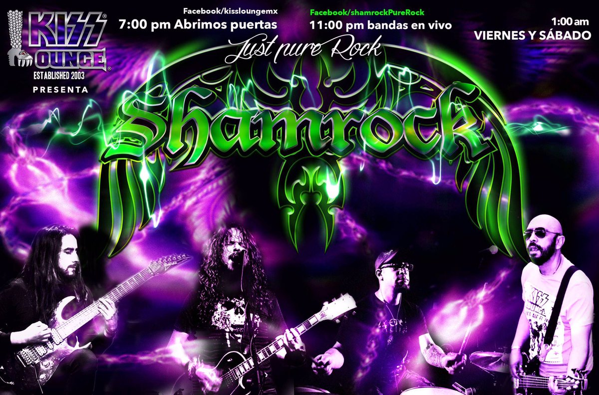 kisslounge1's tweet photo. ¡Pilas porque esta noche va a haber mucho power en la casa de Kiss en México!
👉🏻TRIBUTO a AC/DC por Bunker👈🏻 ¡Reserva tu mesa! #kisscollector #kisscollection #kissbar #rockband #acdc #bunker #frideynight #shamrock #partynight #toxicstores #mexico #cuajimalpa #toluca #metepec 🎸🎙 https://t.co/A8OqMQrHCd