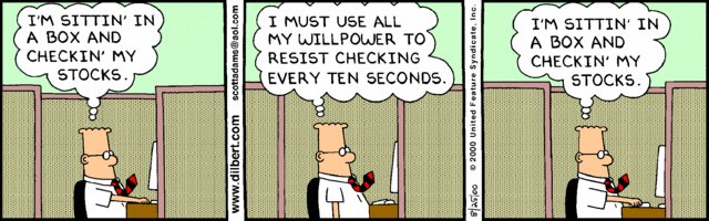 StocksToTrade's tweet image. Traders with day jobs, Dilbert sees you.
#HappyFriday! #StockMarketHumor
