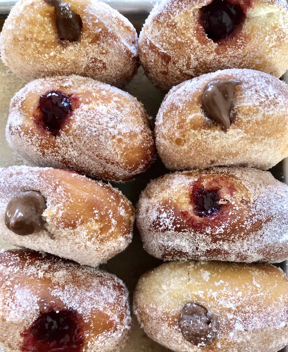 wildthistleblog's tweet photo. Brioche Doughnuts with Raspberry and Nutella Filling https://t.co/BPlXB9FHJ3 https://t.co/T34sSGU861