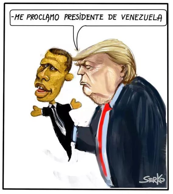 Resultado de imagen para imagen de una marioneta venezolana  guiada por usa