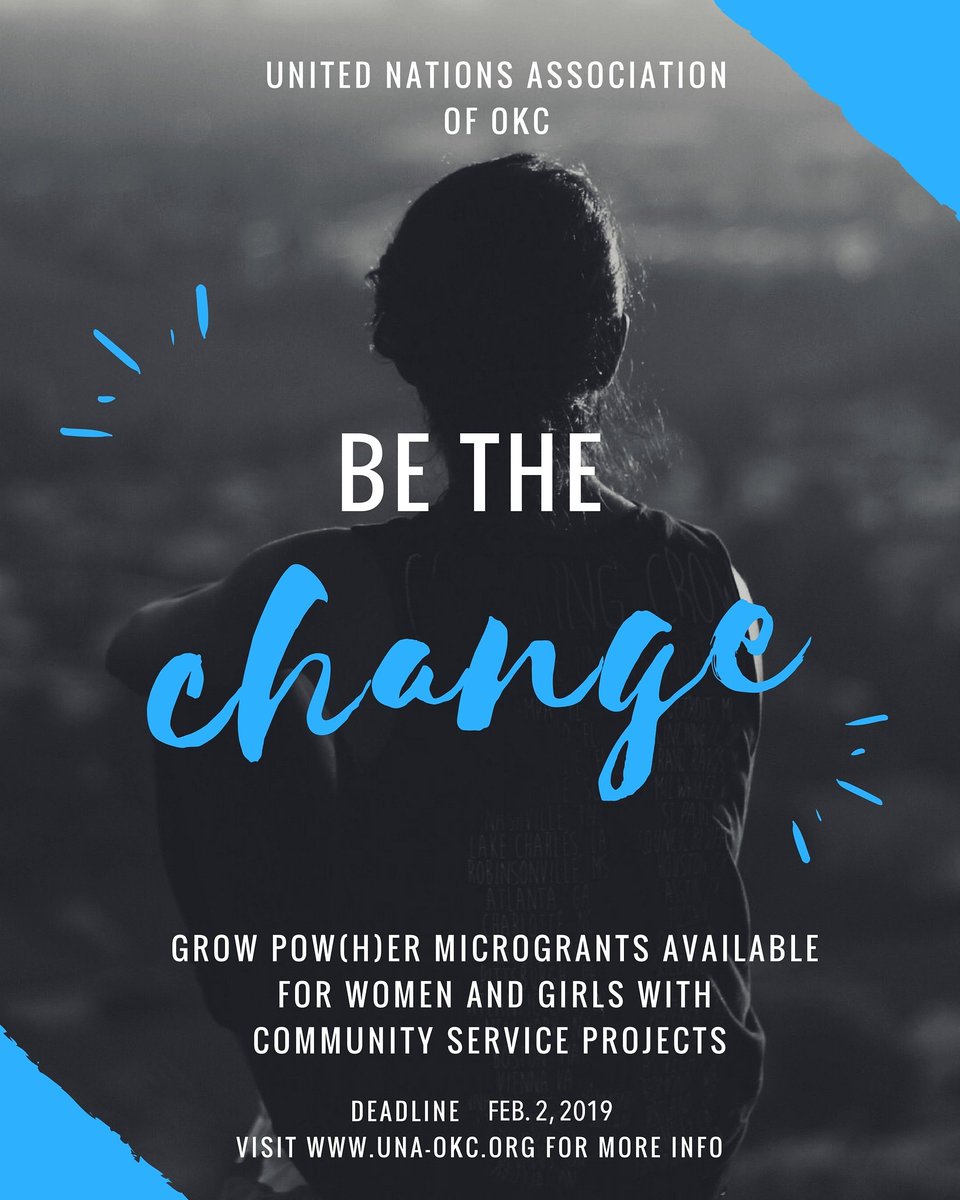 UNA_OKC's tweet photo. Come and celebrate #IWD2019 with us on March 2nd. We will be announcing the winners of our microgrant and we will be having a panel discussion with four brilliant women. Get your tickets here: https://t.co/7RIw8RUCdf https://t.co/DzfPko7p2l