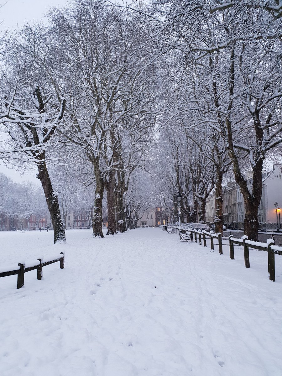 lynncad68's tweet photo. #Bristol #queenssquare #SnowDay #workday #beautiful https://t.co/TSMGiez7gW