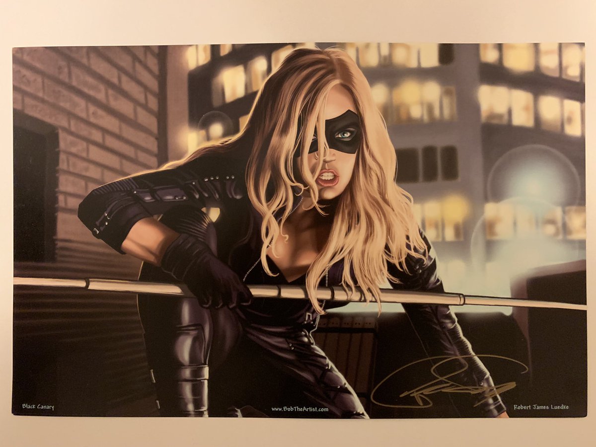 93. @Bobtheartist1. signed Black Canary piece can be yours. 