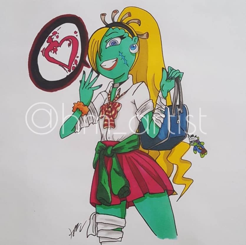 hmartist_'s tweet image. 💚 Zobiko gyaru style 💙
#sega #zobiko #zobio #zobioandzobiko #lovingdeads #houseofthedeadex #houseofthedead