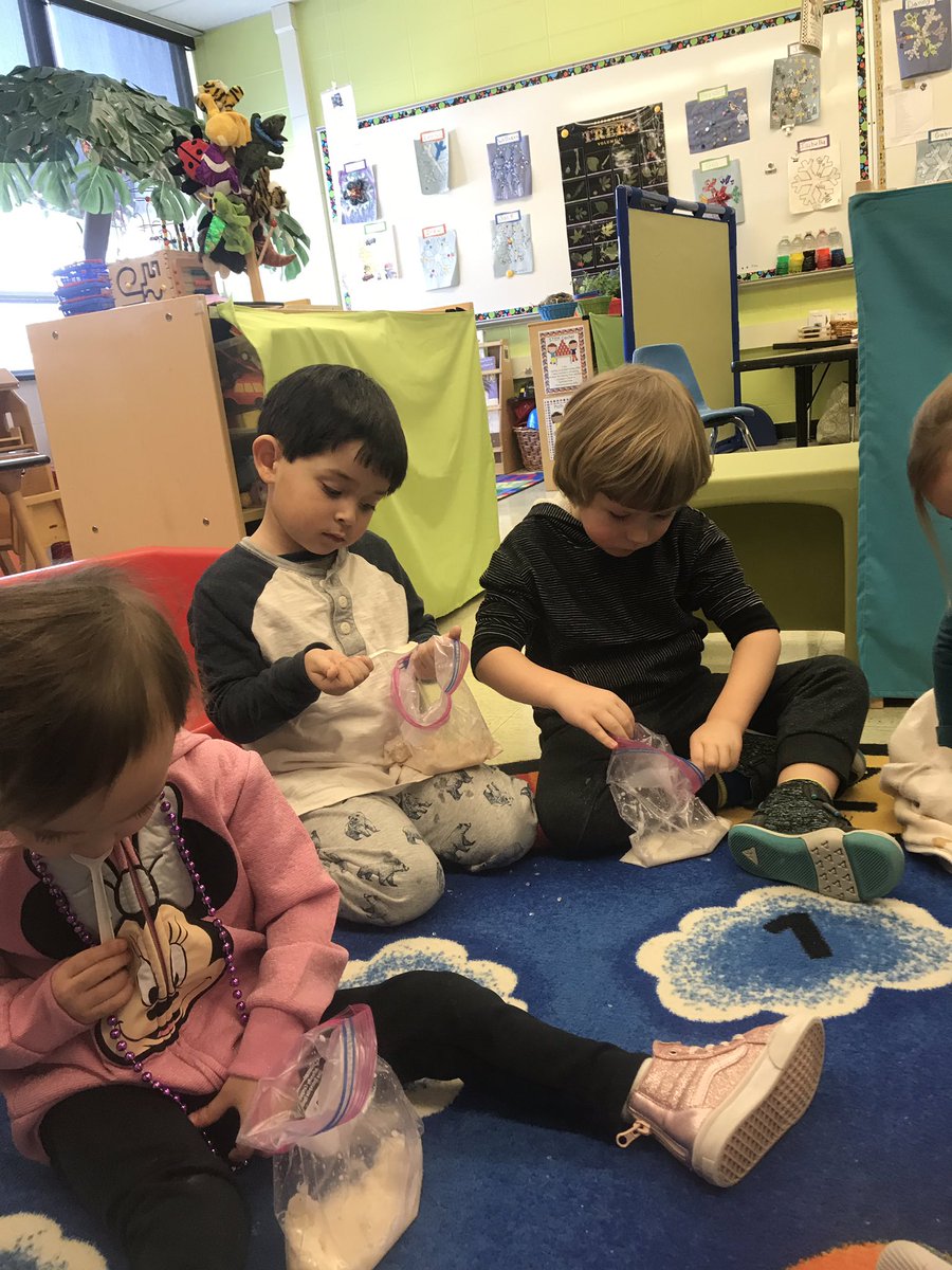 MissMaryPreK's tweet photo. Preschoolers did an awesome science experiment today and we made ice cream!🍨🍦#ELCPenguins #nevertoocoldforicecream https://t.co/YQxZgYUga2