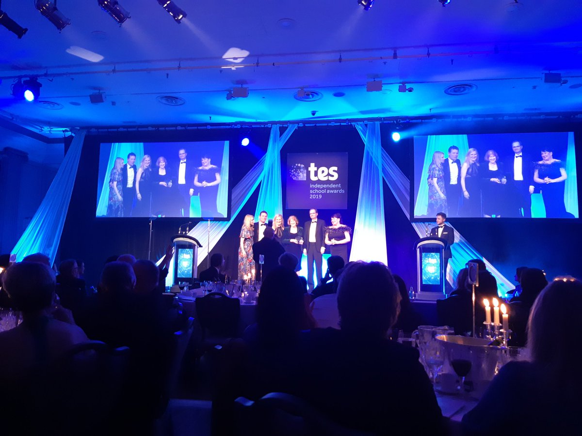 Congratulations to our friends from @BoltonSchool on winning both @tes #tesISawards #SeniorSchool and #SchoolOfTheYear from @StrathallanSch #GreatWorkEveryone #AbsolutelyEverybody