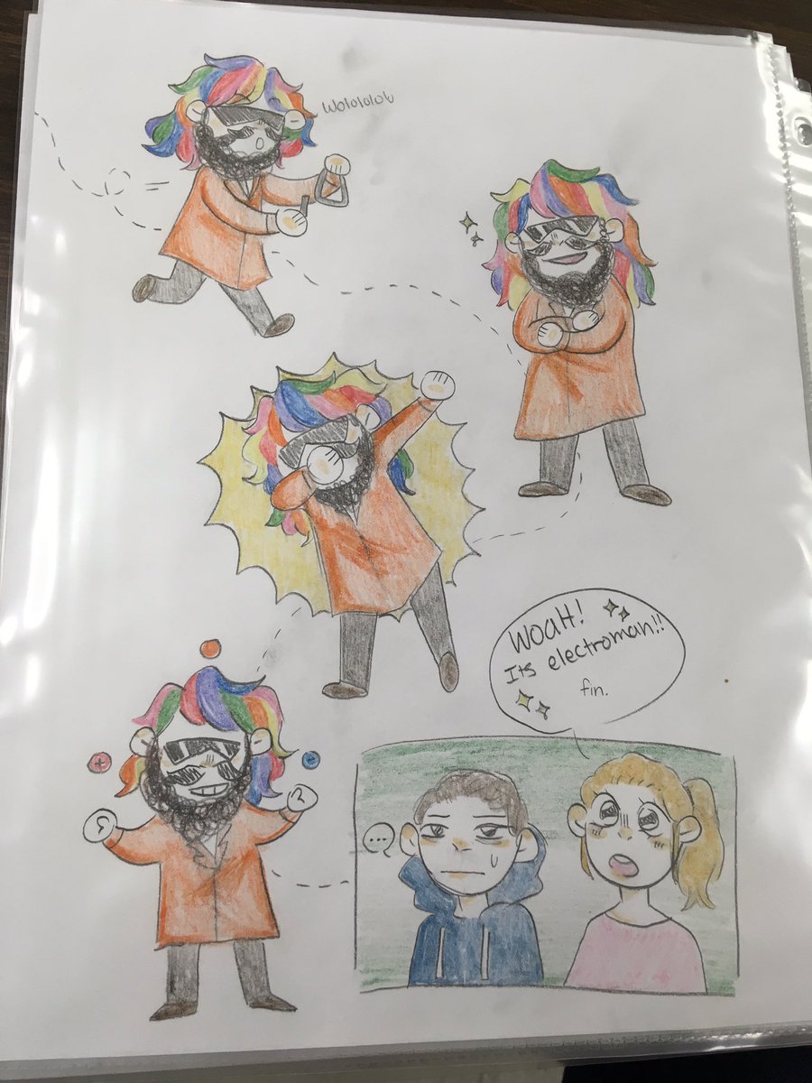 Mtnside_Rimer's tweet photo. Check out some student work on atomic theory from Mr. Stewartโs class. @PrincipalLCHS #WALC #learningondisplay https://t.co/N9NLpZfR2i