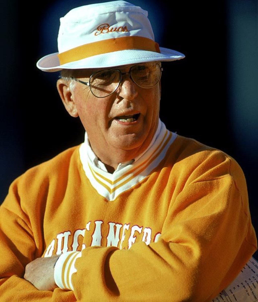 Super70sSports's tweet image. When asked what he thought about his winless 1976 Buccaneers' execution, coach John McKay paused and said “I'm in favor of it."