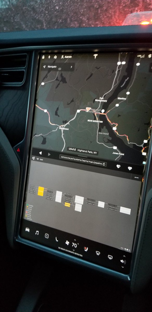 Running some <a href="/concourseci/">Concourse CI</a> pipelines from friend's Tesla to deploy @pivotal cloud foundry.