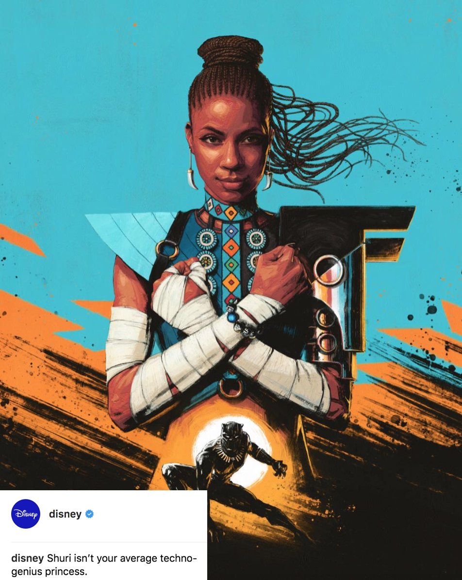 Fandango's tweet photo. Did Disney just give #Shuri official Disney Princess status?
EARNED IT. https://t.co/cSSOz59QfY