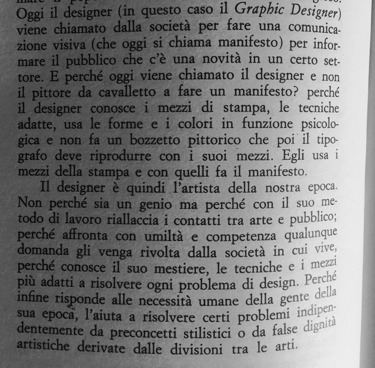 FavaroRebecca's tweet photo. Pagina 28 del libro 
“Arte come Mestiere” di Bruno Munari. 

Se già qui mi emoziono, che succederà entro la fine? 

#GraphicDesign 
#art https://t.co/9j7KD1OjUg