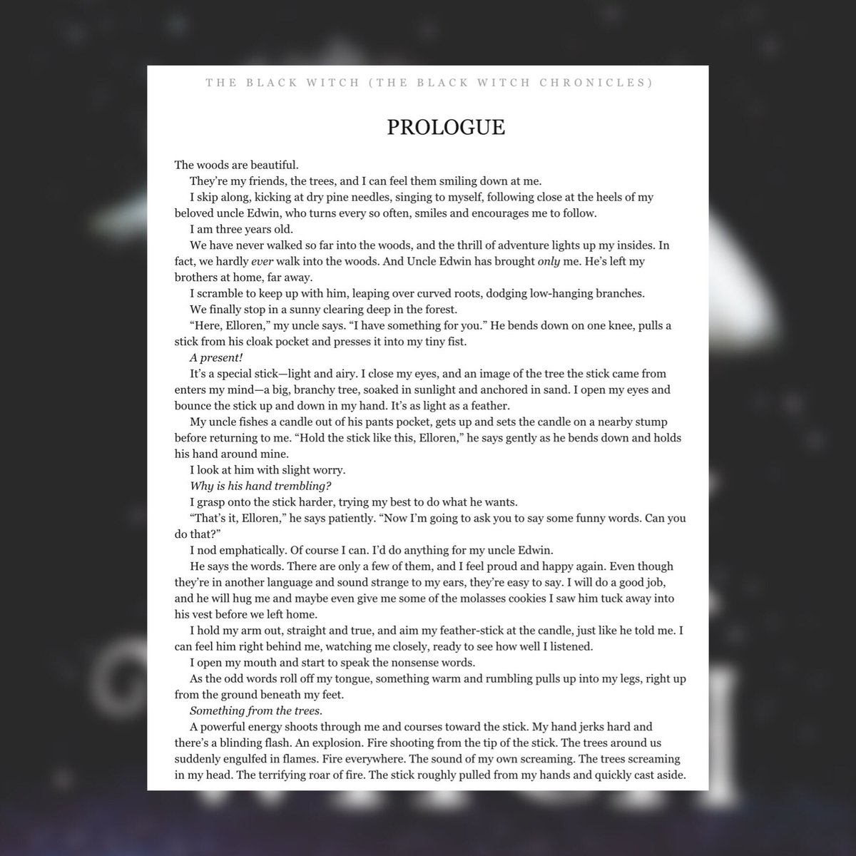 mavlibrary's tweet photo. It’s #FirstPageFriday! We are featuring “The Black Witch” by @laurieannforest! An epic fantasy that’s is definitely an intense ride! 

#mavlibrary #mavsREAD #pisdREADS #THEBLACKWITCH #YAfantasy #ireadYA #pisdreadsquared #readsquared https://t.co/K5mpJwYDjj