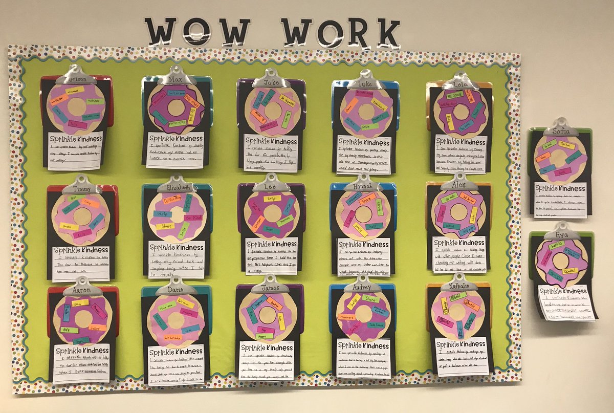 This morning, 4H kicked off #WorldReadAloudDay with reading Maria Dismondy’s “The Jelly Donut Difference.” The students then discussed different ways they sprinkle kindness and celebrated with some jelly donuts of their own! #SprinkleKindness #KindnessCounts