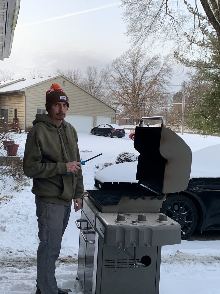 It’s currently 24 degrees outside. That’s grilling weather after this week.