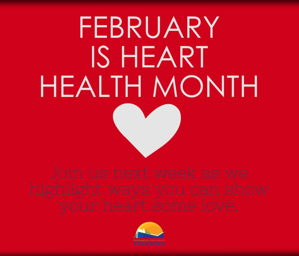 AZDHS's tweet photo. Get on track! Itβs time to learn about heart health. We Track It and you can learn about it during Heart Health Month. Visit https://t.co/0yrZXifLhU to learn more. #EPHT #HeartHealthMonth https://t.co/oHSA5qX2bh