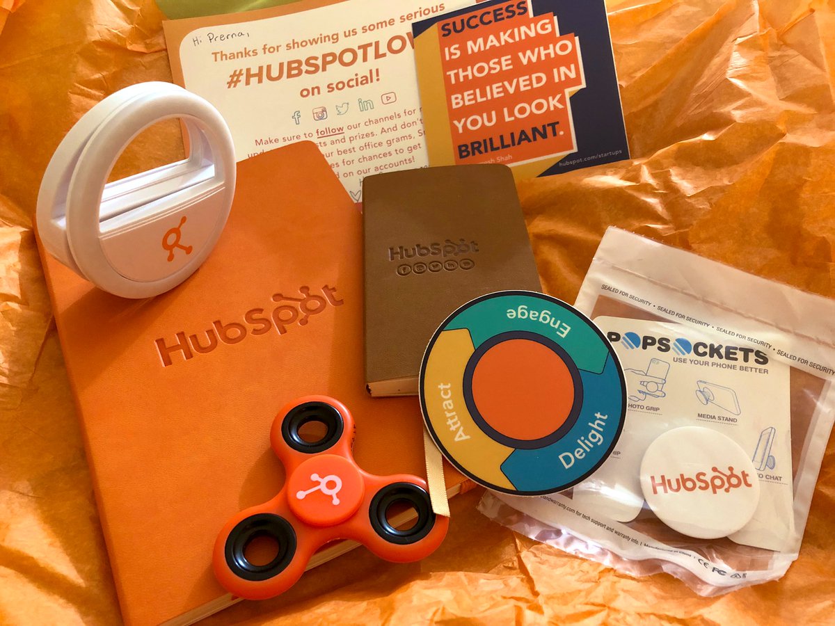 prernatech's tweet image. Thanks @HubSpot for this lovely orange goodie. Definitely orange is a new black 👍 #Hubspotlove
