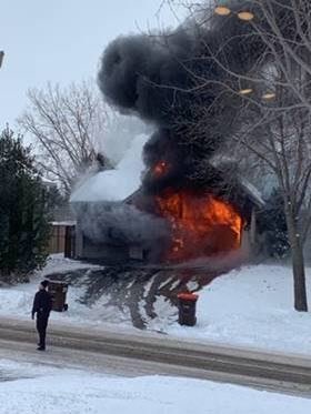 EskimosMn's tweet photo. Corkish Family has a house fire that causes extensive damage to their home. Fortunately,Laura and Jeff made it back in to collect photos and albums,but everything else is gone. Let's work together to be there for our friends during this terrible time.  https://t.co/zdY2SGLcb7 https://t.co/CG1onJUOwo