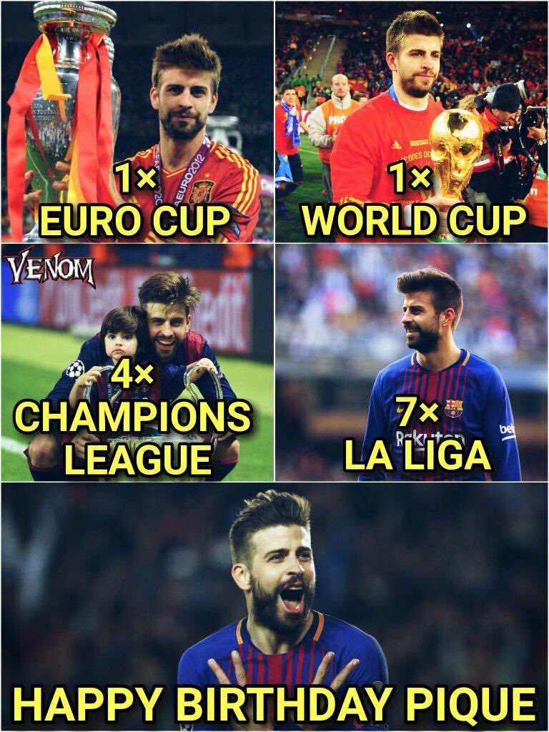 Happy birthday Gerard Pique 