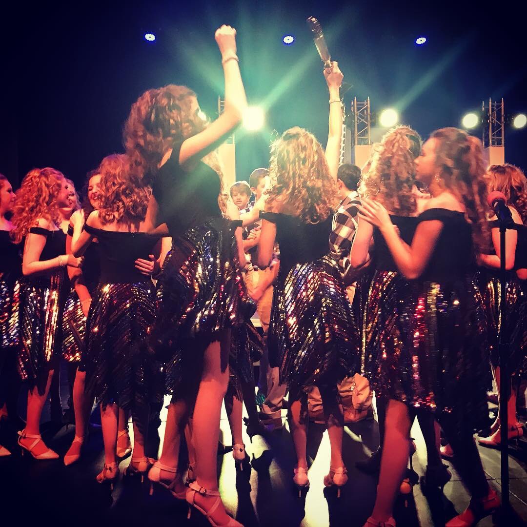 JPPerforming's tweet photo. Fusion wins 1st in Visuals, Vocals, and Overall Effect at JA! And congrats to Mary Robinson Coco for 1st in Solo. Great start to @jacksonprep show choir season! https://t.co/l4rQdETD8I