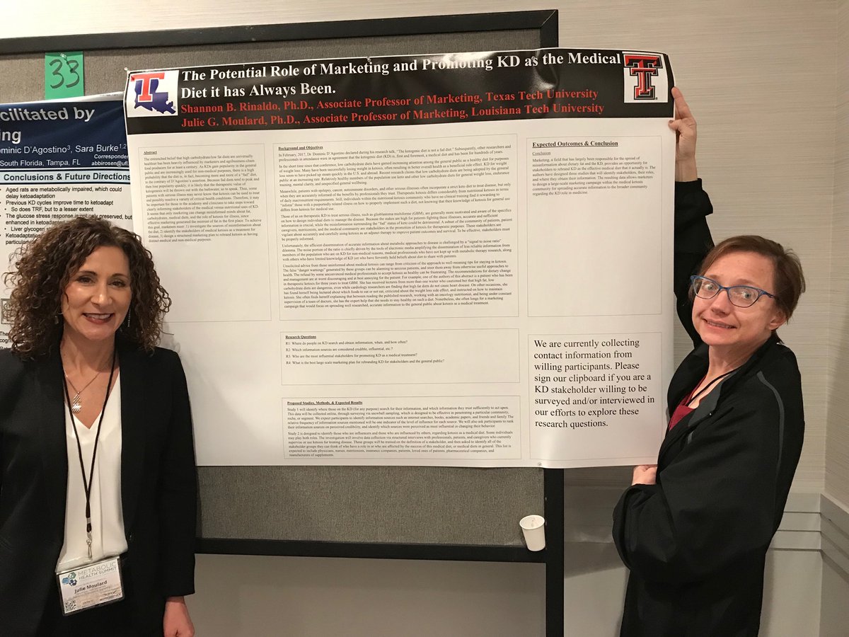 ShannonRinaldo's tweet photo. ⁦@JulieMoulard⁩ &amp; me at #MHS2019 poster session #ketometabolictherapy https://t.co/Y4svg5F9pS