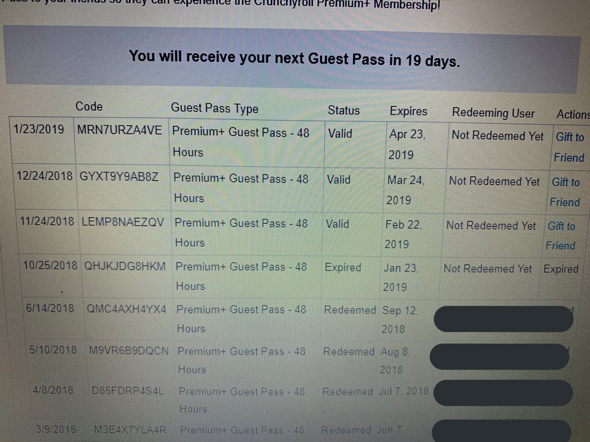 Premiumguestpass Hashtag On Twitter Gift the guest pass to your friends so they can experience the crunchyroll premium+. premiumguestpass hashtag on twitter