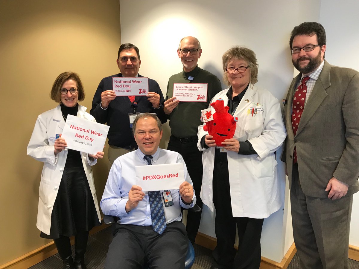docrenee's tweet photo. OHSU SOM and GME are all in for women’s heart health! #PDXGoesRed ⁦@OHSUWomens⁩  ⁦@OHSUSOM⁩ https://t.co/fCQHN9gGN3