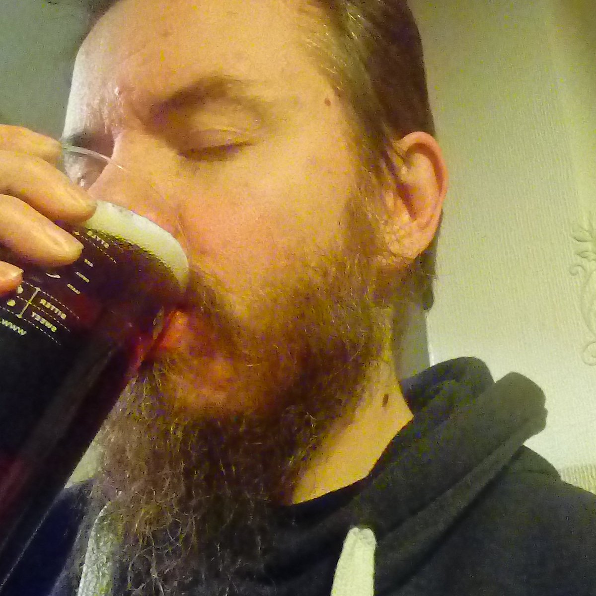 deskmunkii's tweet photo. After 7 hours on the M3, I'm so glad to be home. This tastes even  better than usual.
#therevjames #Basingstoke #snowmageddon https://t.co/1GTbjLYrNh