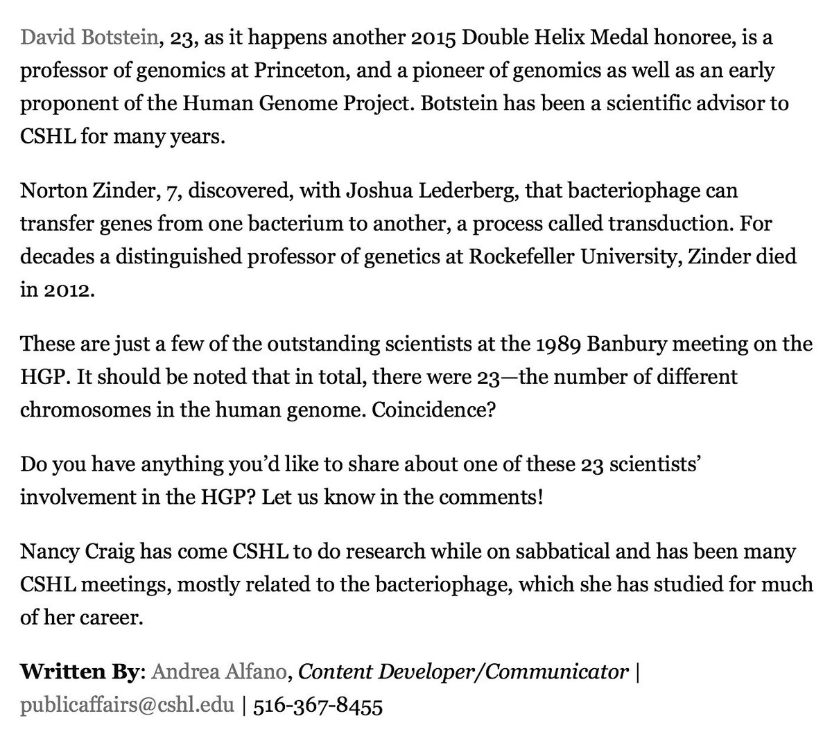 Who Are The Other Scientists In The Photo From The 1989 Banbury Meeting? And Why Don’t We Ever Hear About The Women? https://www.cshl.edu/else-banbury-1989-setting-stage-human-genome-project #QAnon  #Eugenics  #Genome  @potus