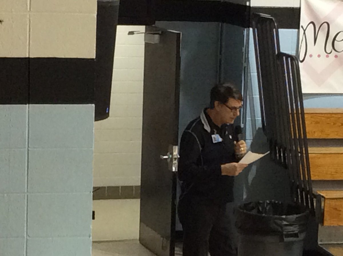 daily_viking's tweet photo. Coach Crawford announces the starters in tonight’s girls basketball game vs Murphy https://t.co/RovgpY1eet
