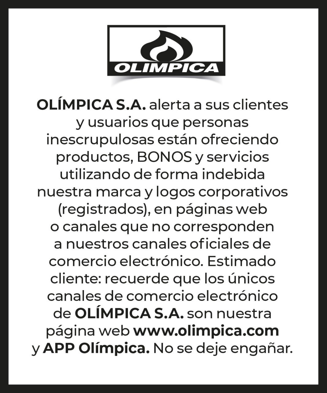 Olímpica (@olimpicaSA) / X