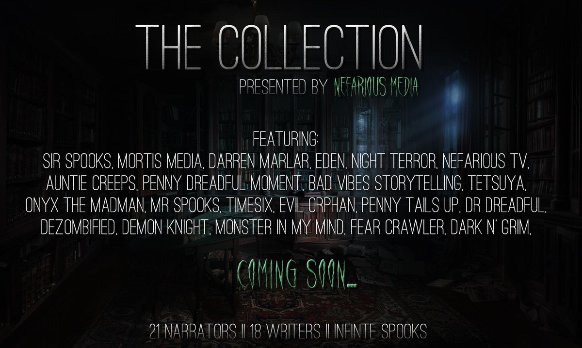 nefariousmedia1's tweet image. @TheSirSpooks @MortisMedia @darrenmarlar @studioeden2 @IAmNightTerror @dreadfulthought @BadVibesYOUTUBE @_kTetsuyaK_ @onyx_mad @Timesix_xVI @EvilOrphan @PennyTailsup @doctor_dreadful @dezombified @demonknight8891 @Monsterinmymin1 @Fear_Crawler @DarknGrim1 @AuntieCreeps