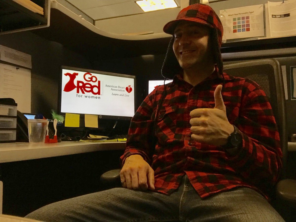 NickJohnston101's tweet photo. Today was ‘Go Red for Women’ day!
........but given the temperature, I decided to ‘Go Plaid for Women!!’
#GoRed4Women
#SSOGoRed4Women https://t.co/bhmSYc0lQl