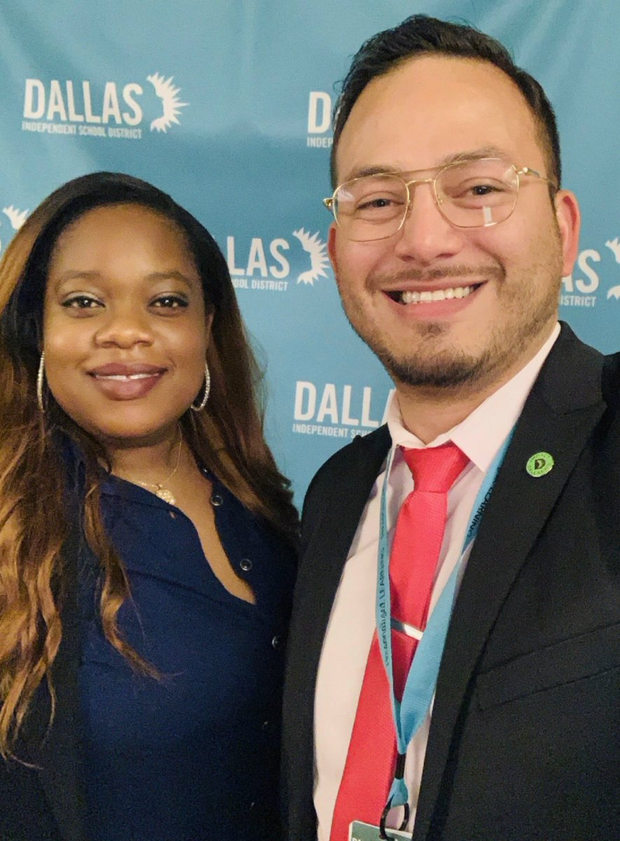 MsMartin217's tweet photo. Today I had the honor to attend the Dallas ISD State of the District with @PrincipalRey of @HBGonzalezES. It was power and uplifting to see where Dallas ISD has been and where it is going. #DallasISDRise #Buildingscholars #HBGSenators https://t.co/OTQMvrmGoS
